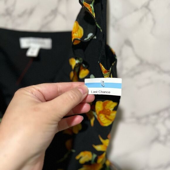 Topshop floral wrap strappy mini dress in multi - Picture 7 of 11